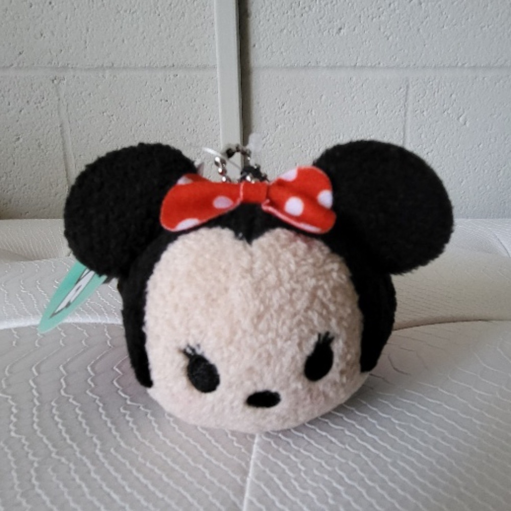 Japan Disney Minnie Mouse  Tsum Tsum Plush Eco Shopping Bag NWT